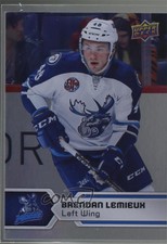 2017-18 Upper Deck AHL Rainbow Foil Brendan Lemieux #59 Rookie RC