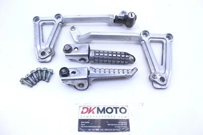 2003 KAWASAKI NINJA 250R OEM RIGHT LEFT REARSET FOOT PEGS W/BRACKETS R8.BX6 - Image 1 of 4