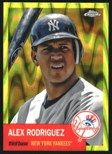 2022 Chrome Platinum Anniv Yellow RayWave Refractors #226 Alex Rodriguez /250