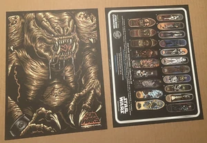 STAR WARS CELEBRATION 2015 ANAHEIM STAR WARS SKATEBORADS SIGNED RANCOR MONSTER - Picture 1 of 11