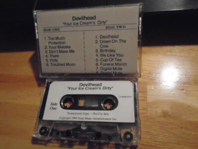 RARE PROMO Devilhead CASSETTE TAPE Your Ice Cream's Dirty MONSTER MAGNET qotsa ! - Image 1 of 2