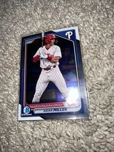 2024 Bowman Chrome Draft #BDC115 Aidan Miller - Picture 1 of 2