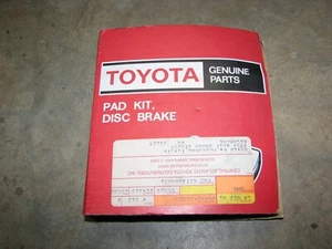 Toyota genuine 82-84 Cressida rear brake pads OEM in old school package - Picture 1 of 5