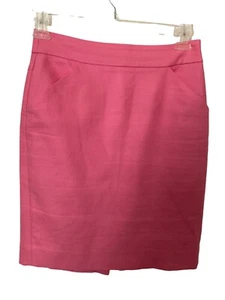 J. Crew The Pencil Skirt - Größe 2 - Barbiecore Pink - Bild 1 von 3