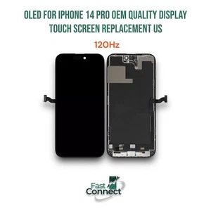 OLED pour iPhone 14 Pro Qualité OEM Écran Tactile Remplacement US 120Hz - Photo 1 sur 3
