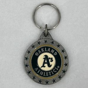 Oakland Athletics A's 3-D Metal Key Chain MLB Licensed Baseball (Round) - Picture 1 of 3