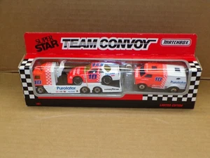 1991 Matchbox TEAM CONVOY #10 DERRIKE COPE PUROLATOR RACING Transporter ~ NOS - Picture 1 of 6