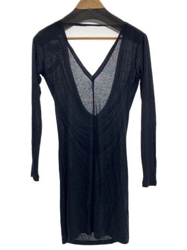 MAISON MARGIELA MM6 Vestito manica lunga S Rayon BLK 02PR 2013 2682