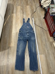 Mono con tirantes Round House para hombre 34 X 32 bolsillos de mezclilla carpintero ropa de trabajo utilitario - Imagen 1 de 17