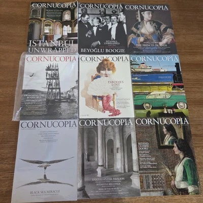 LOT Of 9 Cornucopia Magazine Turkish Arts & Culture Issues 50 - 59 Like New Foto 1 de 4