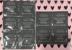 Mary Kay Matte 3D Foundation Samples~ Lot of 10 ~ Beige Variety Single Samples - Picture 1 of 1