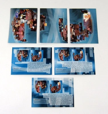 2001 Inkworks The X-Files Seasons 6 & 7 The Truth is Revealed Foil Chase Set (3) - Image 1 of 4