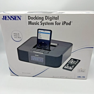 Jensen Pod Speaker Dock Remote JiMS-190 Docking Digital Music System - Image 1 of 4