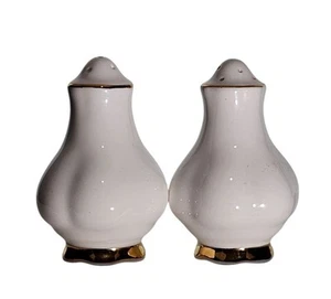 Salero Royal Albert Val D'or 3" oro blanco adorno porcelana fina Inglaterra - Imagen 1 de 9