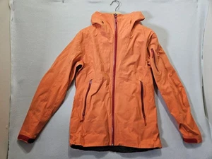 Arcteryx Shell Jacket Recco  Women’s Size Large Orange Hooded  - Picture 1 of 24