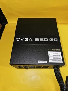EVGA 850 GQ ATX Power Supply - 80+ Gold - 850w Fully-Modular PSU - Afbeelding 1 van 10