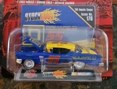 Racing Champions Stock Rods '58 Impala cupé #55 cuadrado D. Edición #176 (RC) Foto 1 de 4