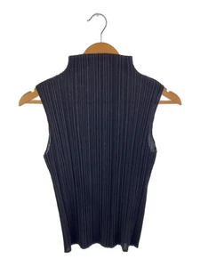 Issey Miyake Pleats Please Women's Tops Size 3 Black Polyester - Picture 1 of 1