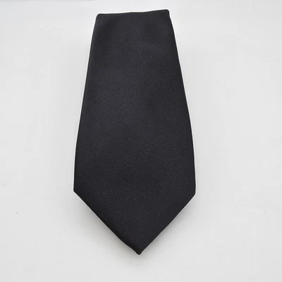 apt. 9 Uniforme de trabajador de servicio de poliéster con corbata ajustada negra para hombre Foto 1 de 4