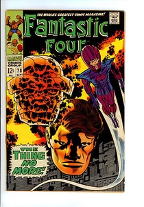 MARVEL: FANTASTIC FOUR#78  MID GRADE JACK KIRBY COVER&STORY ART SEPT 1968 - Picture 1 of 2