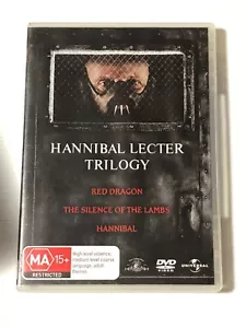 Hannibal Lecter Trilogy (DVD Reg 4) Red Dragon, Silence of The Lambs, Hannibal - Picture 1 of 2