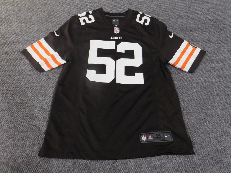 Camiseta de fútbol americano Cleveland Browns para hombre mediana Nike D-qwell marrón Jackson #52 Foto 1 de 4