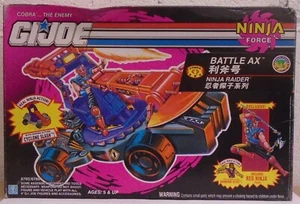 GI Joe Ninja Force 1992 Battle Ax Vehicle Cobra Red Ninja Exclusive SEALED READ - Picture 1 of 6