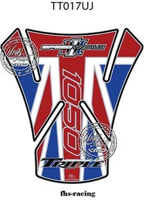TT017UJ , MOTOGRAFIX - Tankpad , Tankprotektor , Triumph , Triple , Racing   - Picture 1 of 1
