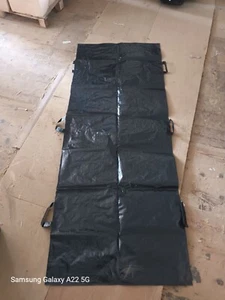 25 X Body Removal Bags Cadaver Black 240 x 90cm 6 handles Zip UK FREE P&P - Picture 1 of 2