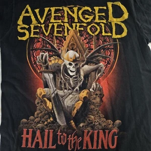 Bay Island Avenged Sevenfold Herren Medium Kurzarm Grafikdruck T-Shirt - Bild 1 von 5