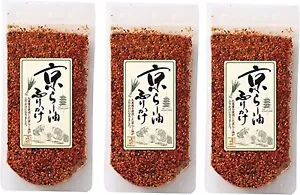 KYOTO SPRINKLE RICE SEASONING CHILLI FURIKAKE RA-YU RAYU OIL MAIKO 3 bag set - Picture 1 of 1