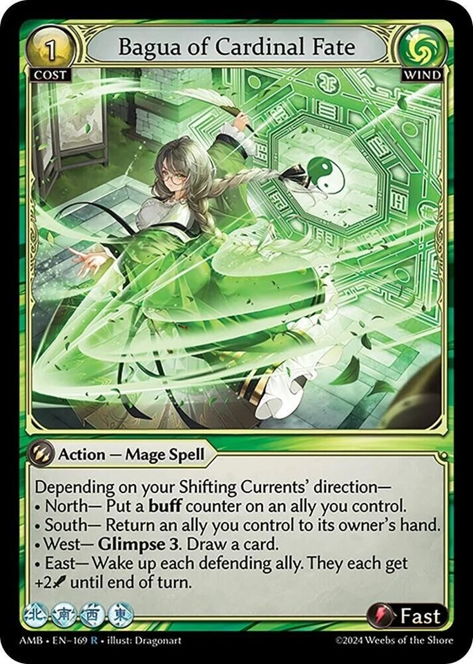 Grand Archive Bagua of Cardinal Fate Rare Regular NM Mortal Ambition - Image 1 of 1