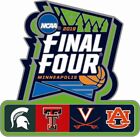 Officiel 2019 NCAA Final Four Pin Michigan State Virginia Auburn Texas Tech