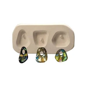 Organic Drops Glass Fusing Kiln Mold - Picture 1 of 4