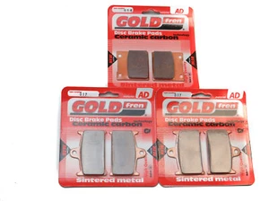 Brake Pads Front & Rear For Suzuki GSXR 1100 K/L/M/N (GV73B) 1989-1992 - Picture 1 of 3