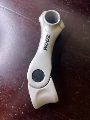 Zoom TDS-80 Adjustable Alloy Road Bike Stem 25.4 x 120mm 1 1/8" -10º 40º Silver - Image 1 of 4