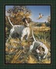 1 Springs "Point North" Hunting Dogs Fabric  Panel 