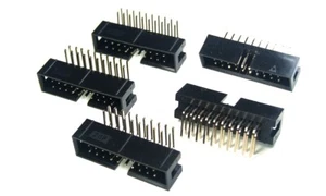 Straight Angled IDC Header Connector 2.54 mm PCB/FC 20pin (2x5) DC3-20PL (5 pcs) - Picture 1 of 2