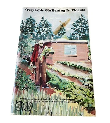Vegetable Gardening In Florida Paperback 1977  By James M Stephens Near Vintage - Image 1 of 4