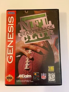 NFL Quarterback Club (Sega Genesis, 1994) - Complete - Picture 1 of 6