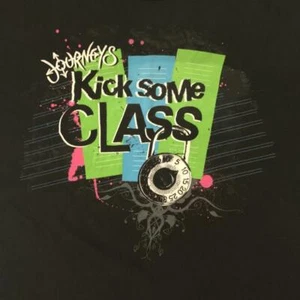 Journeys Kick Some Class Vans Off The Wall Crew Promo T Shirt XL - Picture 1 of 5