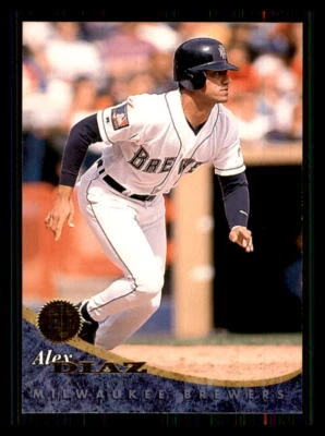 1994 BASEBALL 1994 Leaf Alex Diaz Milwaukee Brewers #250 1 - Image 1 of 2