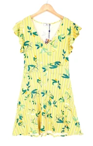 AJC Damen Kleid Shirtkleid Sommerkleid gelb Größe 40 NEU K172 - Bild 1 von 1