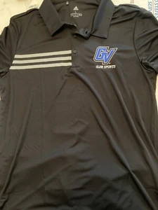 Grand Valley State Club Sports Adidas Polo Golf Shirt New Size Large Black - Picture 1 of 3