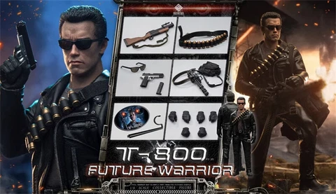 The Terminator T-800 PT-sp39 1/6 Arnold 12" Action Figure Model Statue Gift Toys Cover