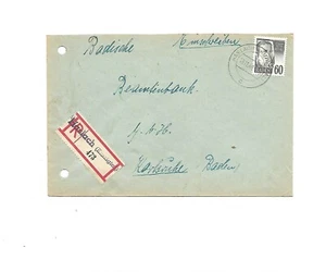 FZ Baden / Haslach (Kinzigtal) violetter L1 auf alls. gez. Beh.-R.-Zettel  - Bild 1 von 2