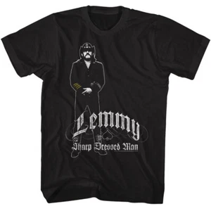 Camiseta Motorhead Cantante Lemmy Kilmister Hombre Vestida Afilada Para Hombre Banda de Rock Mercancía - Imagen 1 de 5