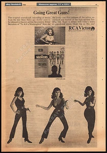 THE SILENCERS__Original 1966 Trade AD soundtrack promo / poster__ELMER BERNSTEIN - Picture 1 of 1