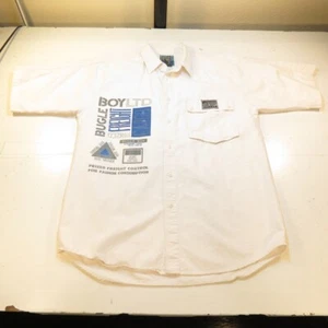 VINTAGE BUGLE BOY PRIZED FREIGHT CONTROL EINZELSTICH CARGO SHIRT Herren XL - Bild 1 von 6