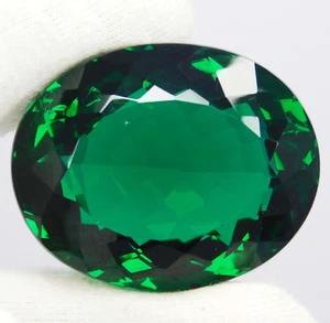 "CERTIFIED 176.45 Ct Natural Green Tsavorite Garnet Oval Cut Loose Gemstone" - Picture 1 of 7